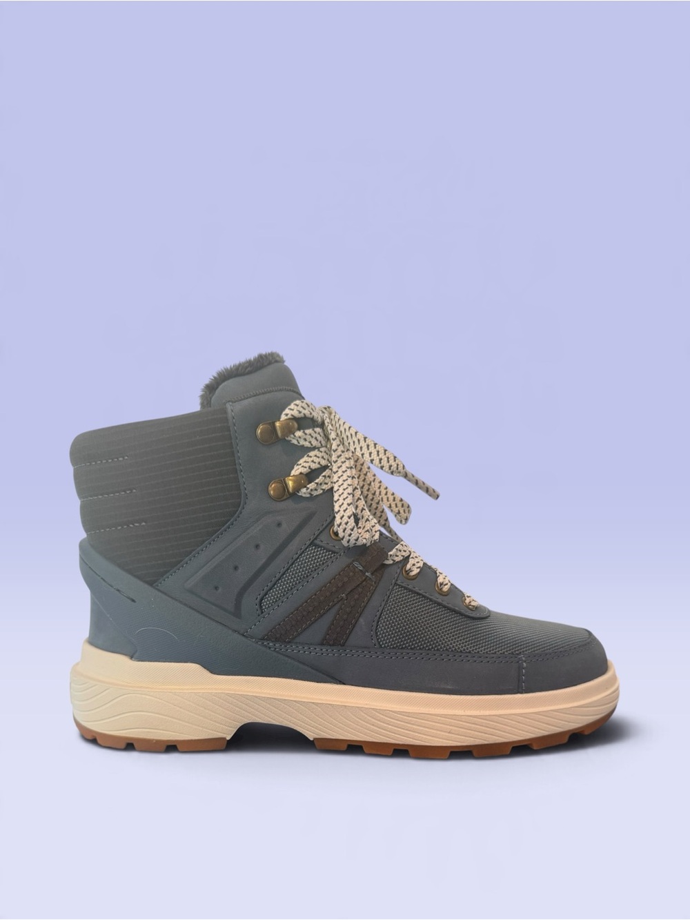 Kizik Women’s Sierra High-Top Sneaker Boots, Stormy Weather/Dark Shadow, Size 7 - Picture 2 of 6